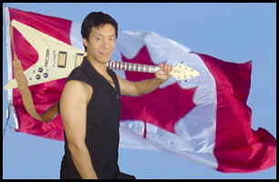 o canada national anthem canadian rock guitar clint cora asian chinese guitarist