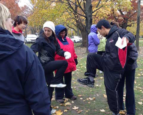 women self-defense techniques seminar